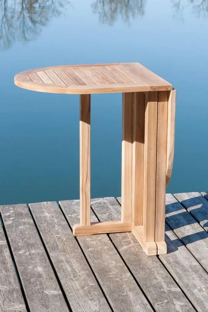 Tavoli: Balkontisch klappbar Teakholz – Nuovo e nell'imballaggio originale da Winterthur venduto da aredo 1