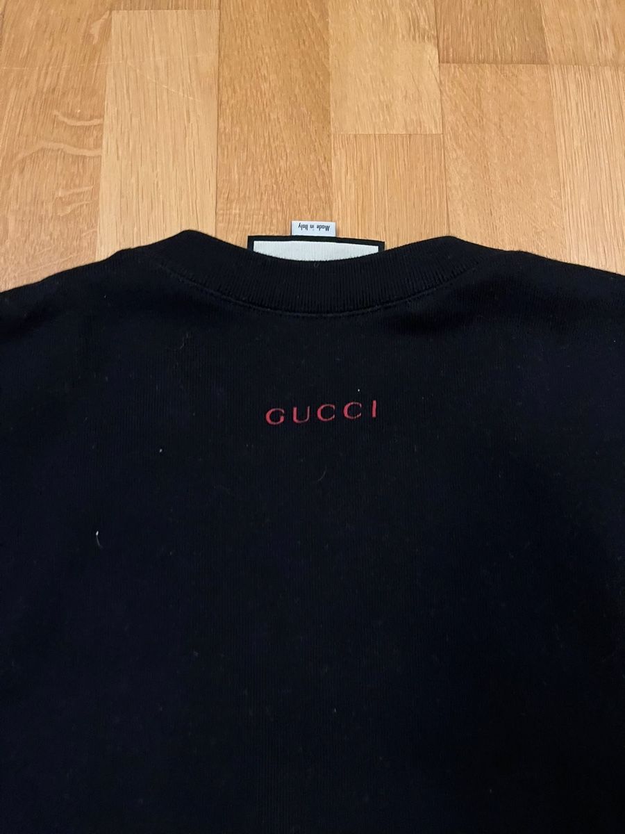 Gucci Pulls & Sweat-shirts: Gucci Pullover schwarz mit Aufdruck – D'occasion à Ehrendingen par edelkram 2