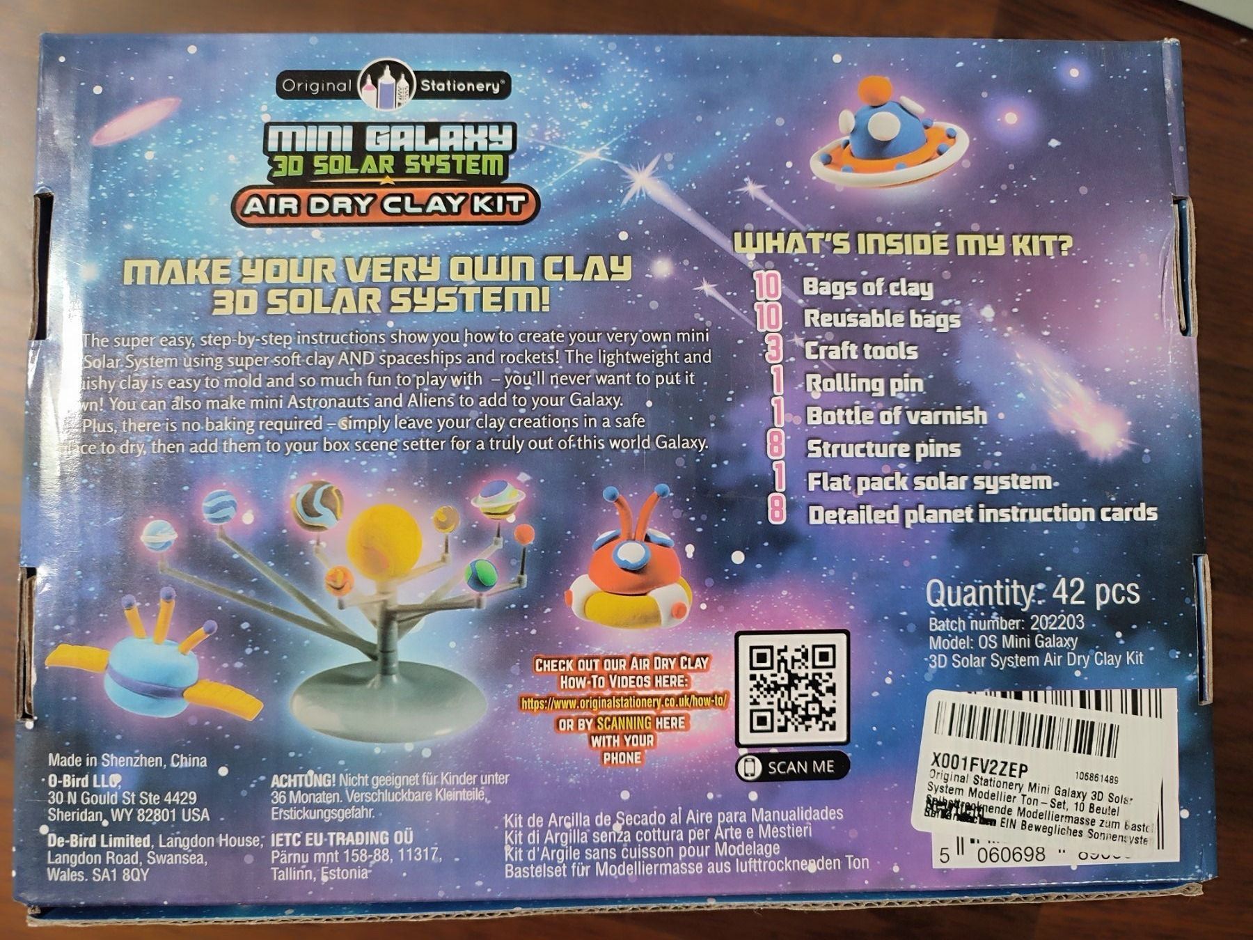 Bastelsets: Mini Galaxy 3D Solar System - Set - Weltraum - Fabrikneu ! – Neu und originalverpackt aus Lugano von Pocketpixel 2