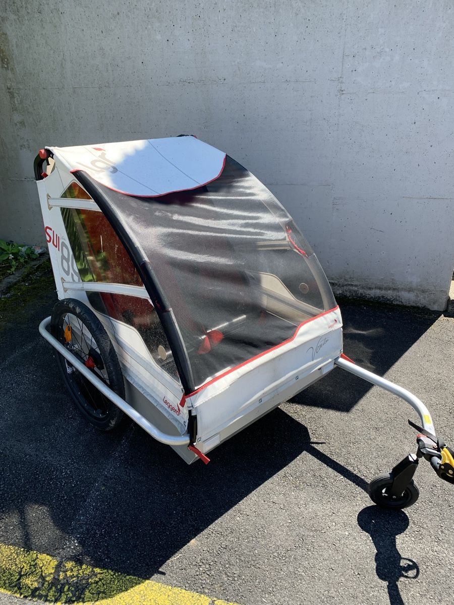 Kinder Fahrradanhnger Leggero Vento (Gebraucht) in Hnenberg fr CHF 54   nur Abholung auf Ricardo kaufen