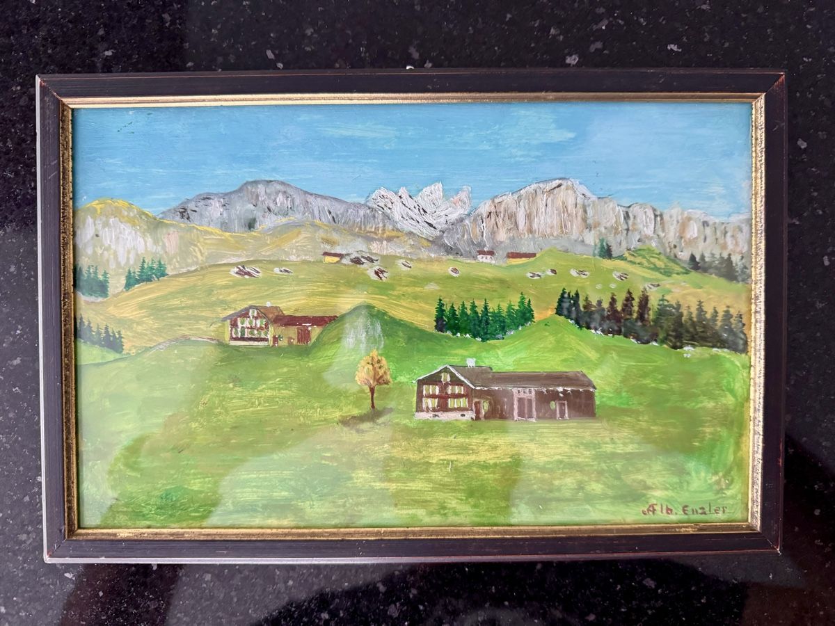 Gemälde: Albert Enzler Original – Gebraucht aus Untervaz von Lump1
