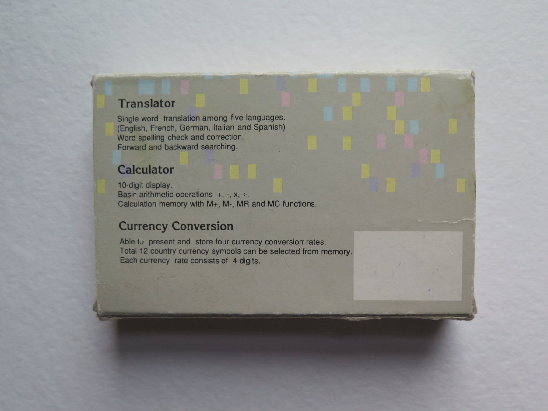 PDAs: DOHM Five Language Translator – Gebraucht aus Buchs AG von mr_steed 5