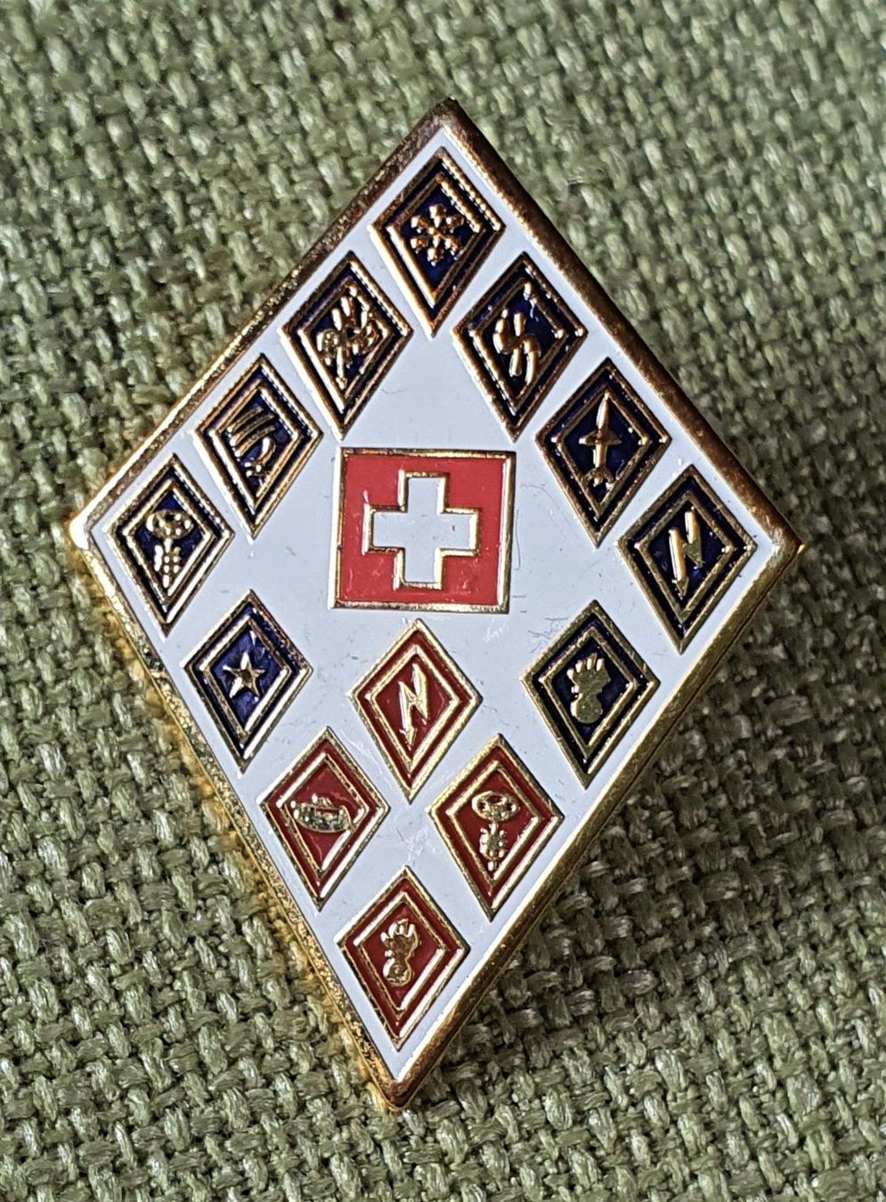 Placchette & Badge: F554 - Pin Schweizer Militär Abzeichen – Usato da Reinach BL venduto da Boston-Verkauf