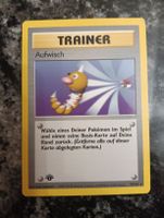 Pokémon Karte Aufwisch 1. Edition Basis Set Deutsch