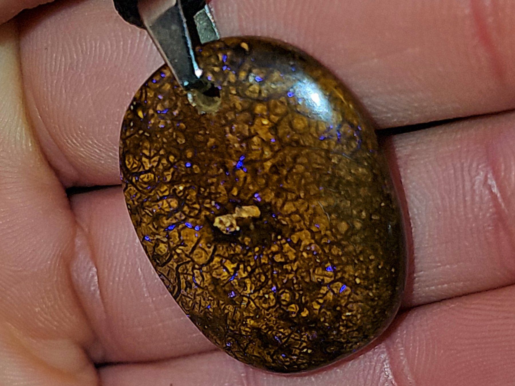 Edelsteine: Natürlicher australischer Boulder Opal Anhänger – Gebraucht aus Uerkheim von Winwinner 3