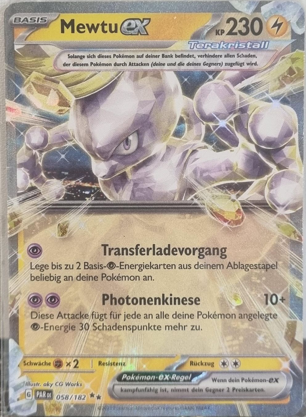 Pokémon – Mewtwo ex 🇩🇪 - PAR-058 - Paradox Rift (Gebraucht) in Bern für ...