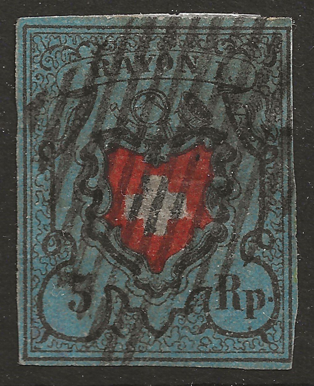 Tous les timbres: 15II mit schwarzer eidgen. Raute CHF 750.-- – D'occasion à Zürich par Snoopy74
