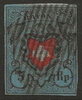 15II mit schwarzer eidgen. Raute CHF 750.--