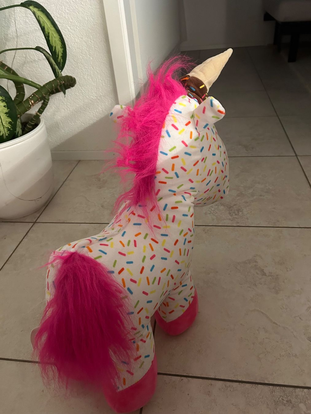 Spielzeuge: Einhorn Eiscreme Kuscheltier Gross – Neu (gemäss Beschreibung) aus Wabern von belka72 2