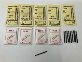 50 Stk. HSS Nietenbohrer ø 3,1mm
