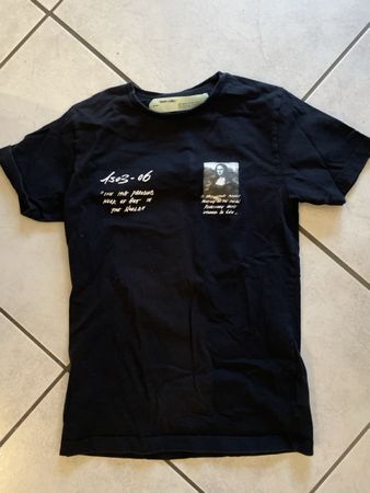 Off-White Mona Lisa T-Shirt, Schwarz, Grösse XS, Top!