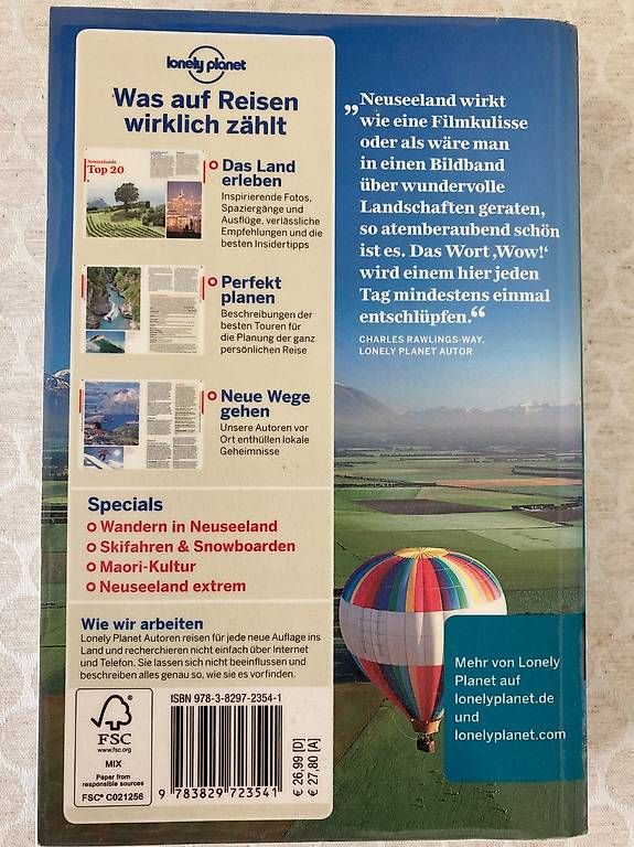 Bücher: Reiseführer Neuseeland  - lonely planet – Gebraucht aus Langenthal von umec72 1