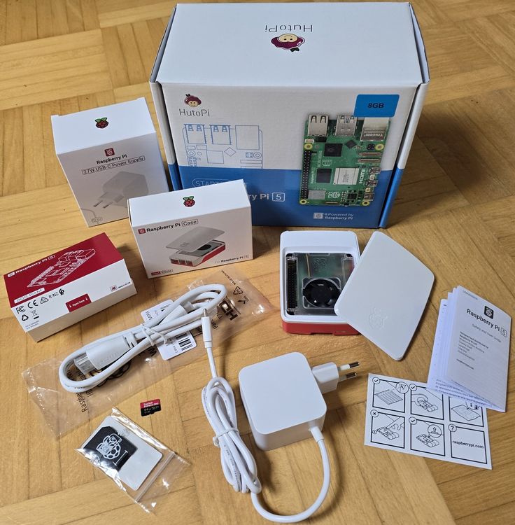 KIT STARTER RPi5 HUTOPI - RASPBERRY PI 5 4GO (NEUF)