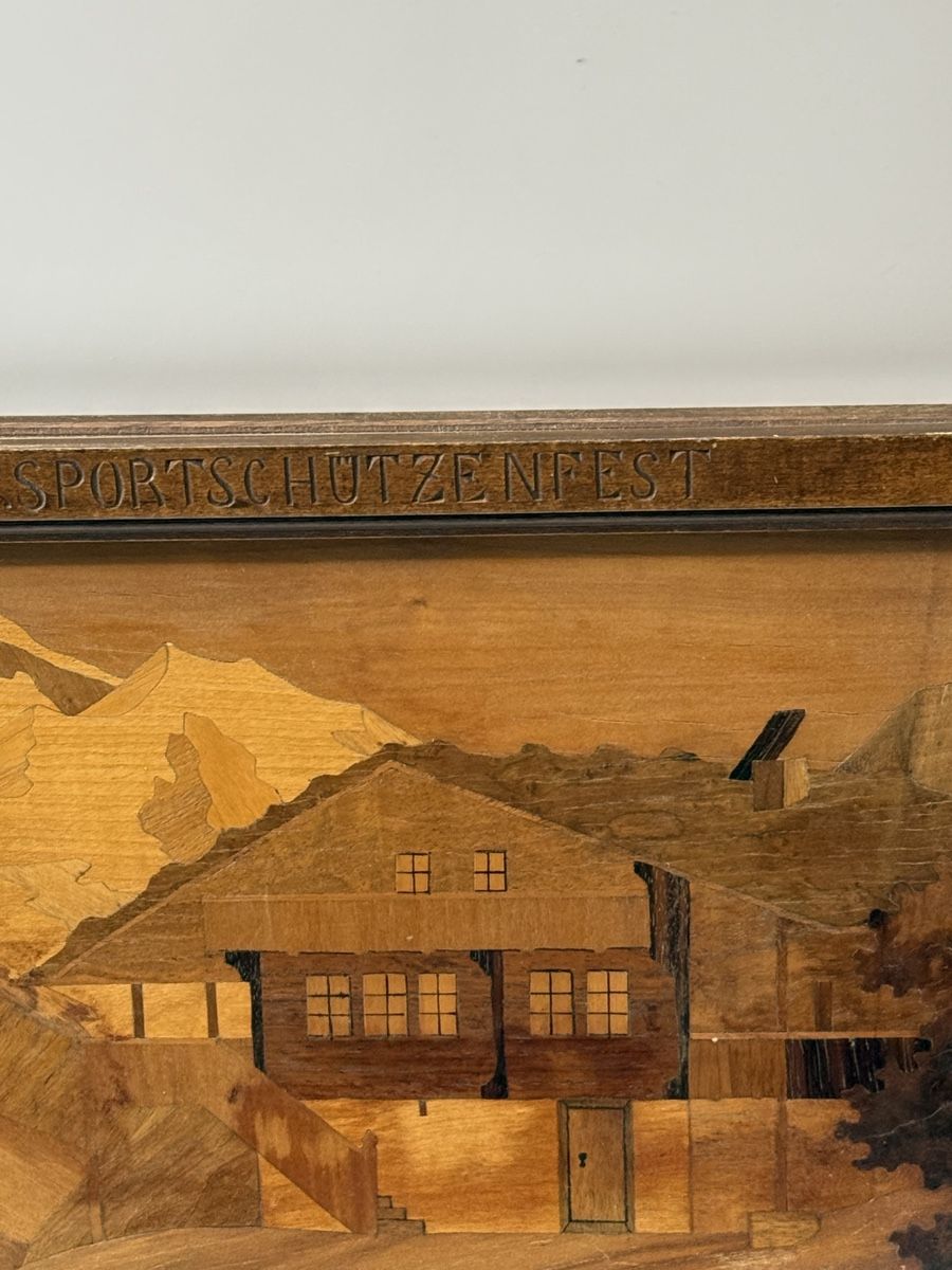 Foto & Immagini: Intarsienbild "Interlaken" 1932, Peter Imboden,    B50# – Usato da Grenchen venduto da swiss.antiques 7