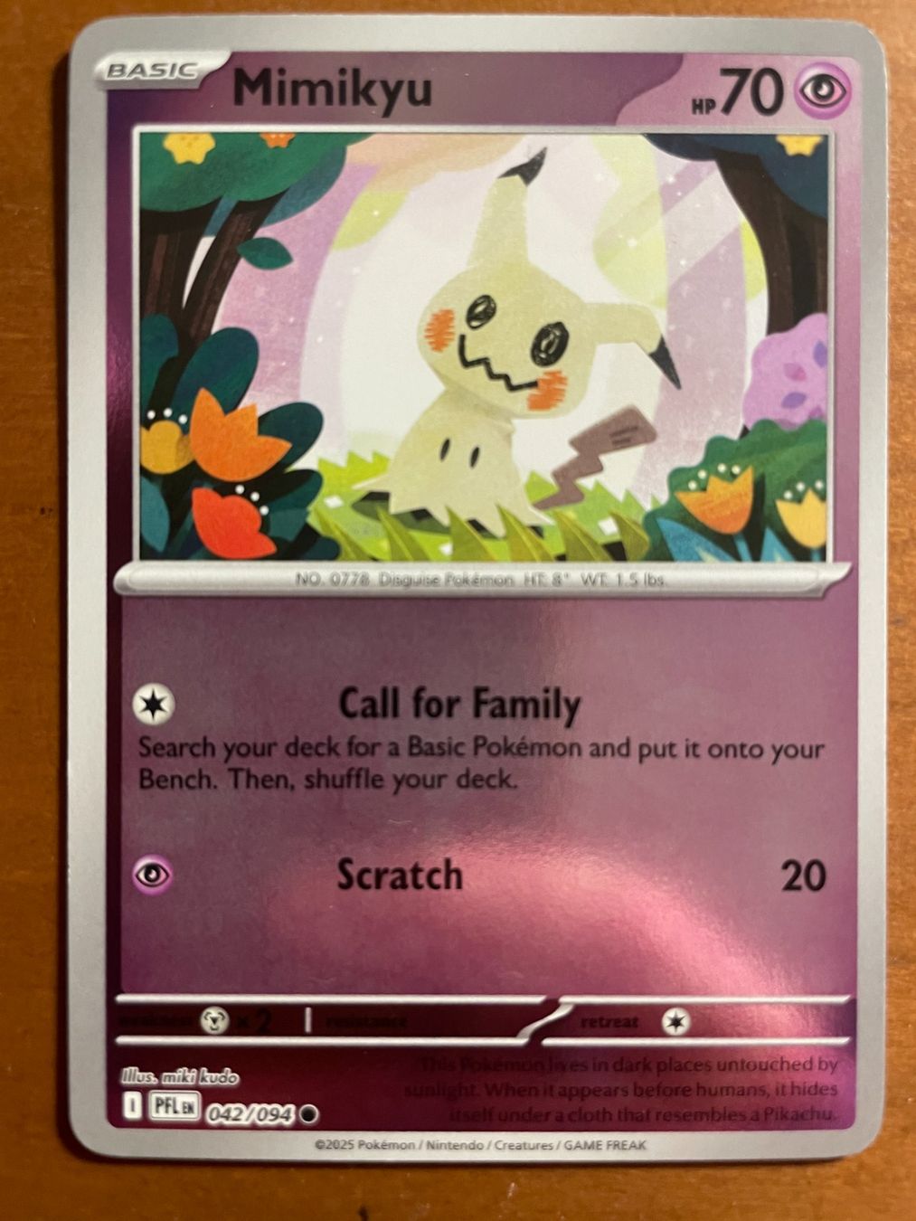 Pokémon Carte collezionabili: Pokemon Mimikyu Reverse (Versand gratis) – Nuovo (secondo la descrizione) da Chur venduto da Angerson