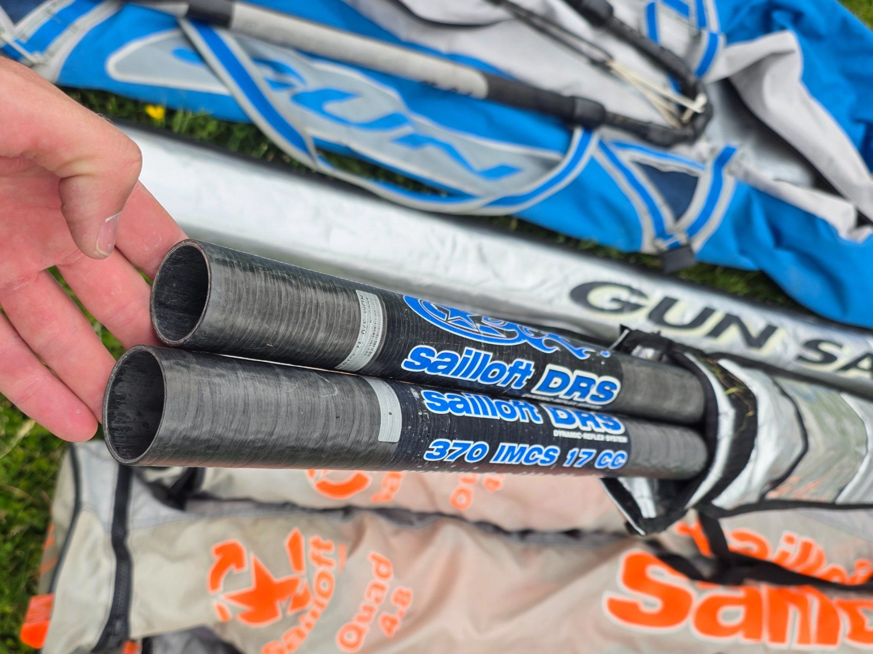 Tavole da surf e di nuoto: Top Windsurf freestyleset Fanatic Skate101 sailoft4.0-5.6 – Usato da Unterterzen venduto da Twandy4 7