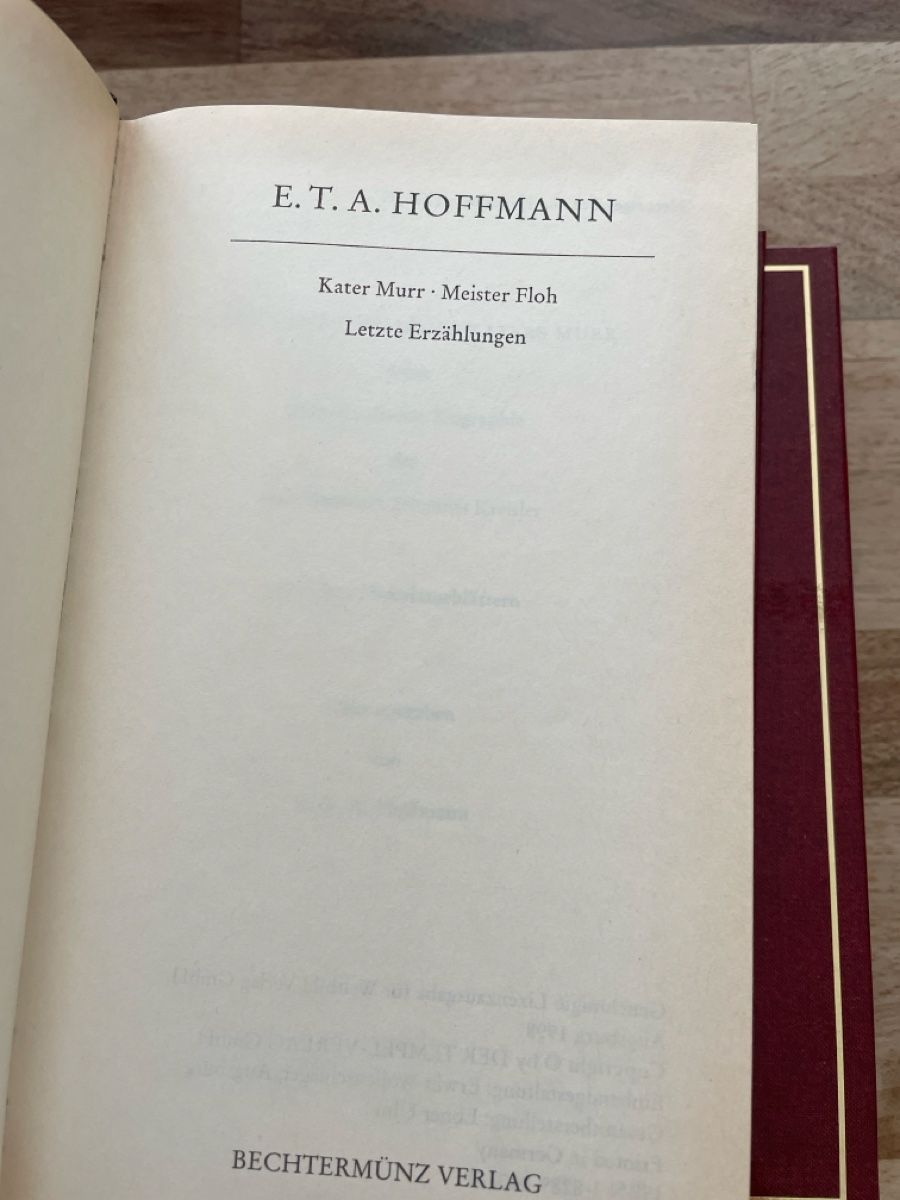 Bücher: E.T.A. Hoffmann Werke, 3 Bände, Bechtermuenz Verlag – Gebraucht aus Erlinsbach von Clodot 2