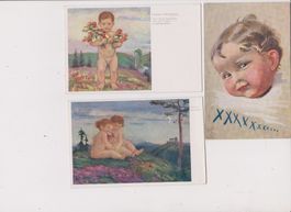 3 cartes bébé ....