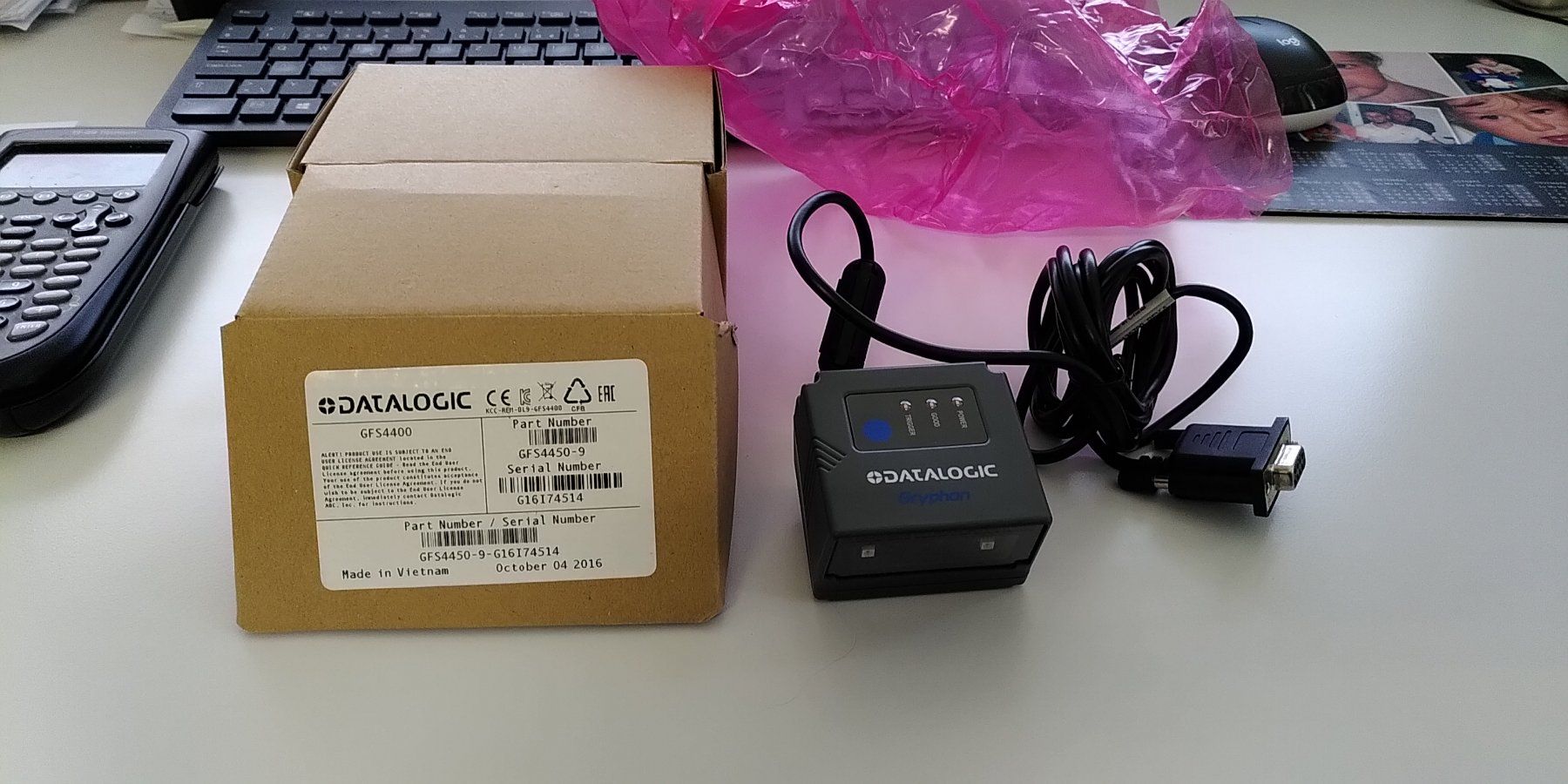 Scanner: Datalogic Barecode scanner GFS4400 – Neu und originalverpackt aus Tramelan von Virtualcomputer