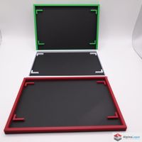 3D Printed Sculpture Display Frame Red Black