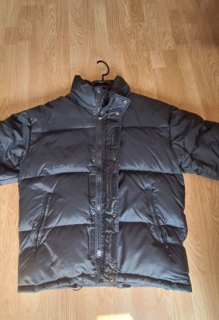 Winter Daunen Jacke Schwarz , Grösse L