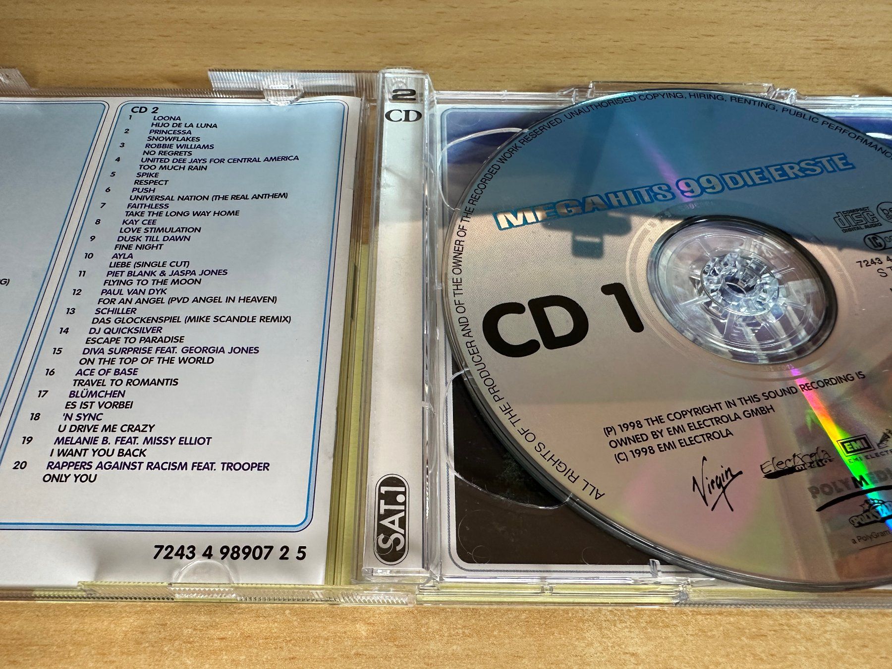 CDs: Various – Megahits 99 Die Erste - 2 CD – Gebraucht aus Rikon im Tösstal von Alpenmutz 2