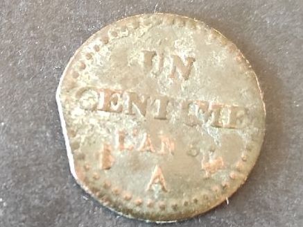 Tutti le monete: un centime drupe AN 7 Paris – Difettoso da Couvet venduto da lulul