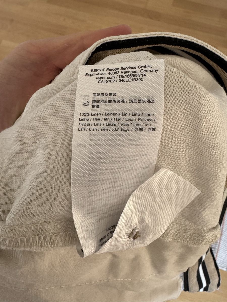 Esprit Pantaloni: Esprit Leinenhose, weidd, Gr. 40 – Usato da Steffisburg venduto da len_9599 3