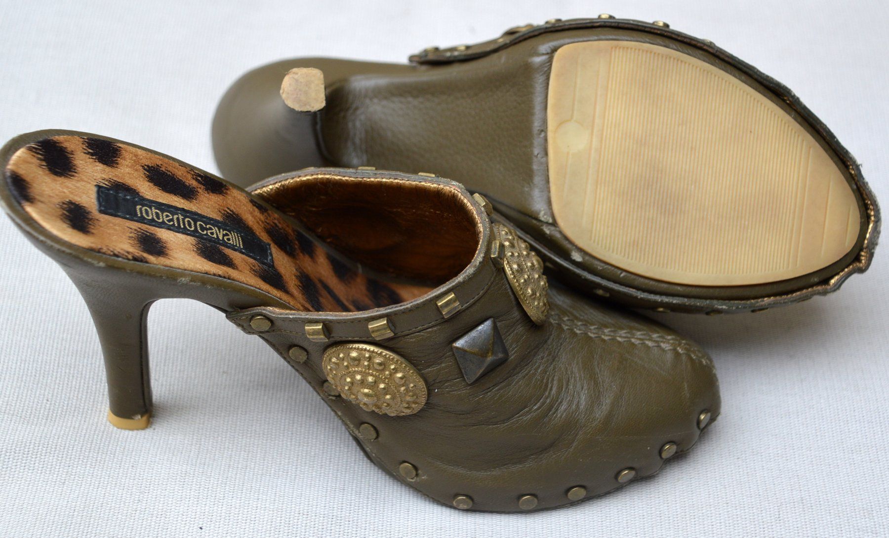 Roberto Cavalli Scarpe da donna: Sabots Roberto Cavalli  .37 Schuhe Mules – Usato da Collonges venduto da Auganien 9