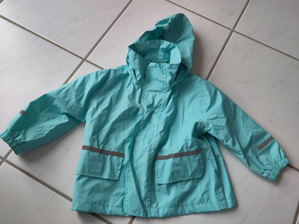 Süsse Regenjacke Gr. 86, Elefanten, Türkis (Gebraucht) in Hermetschwil ...