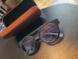 Sonnenbrille KOMONO schwarz mit Etui guter Zustand