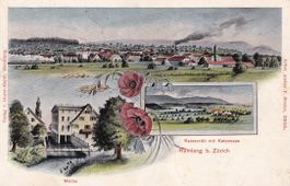 AK Katzenrüti / Katzensee (Rümlang ZH nach Embrach ZH) 1903