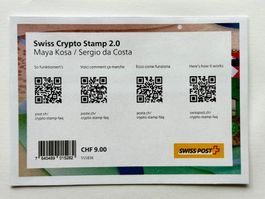 Swiss Crypto Stamp 2.0 ID5, Maya Kosa / Sergio da Costa