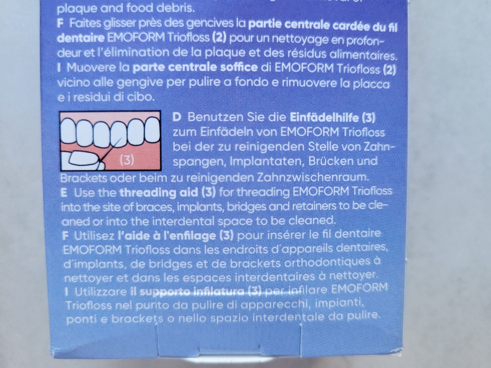 Cura dei denti: Intelligente Zahnseide Floss Emoform, Marke WILD – Nuovo (secondo la descrizione) da Dorf venduto da Mischa2010 6