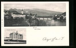 AK Olten, Ortsansicht, Neues Schulhaus