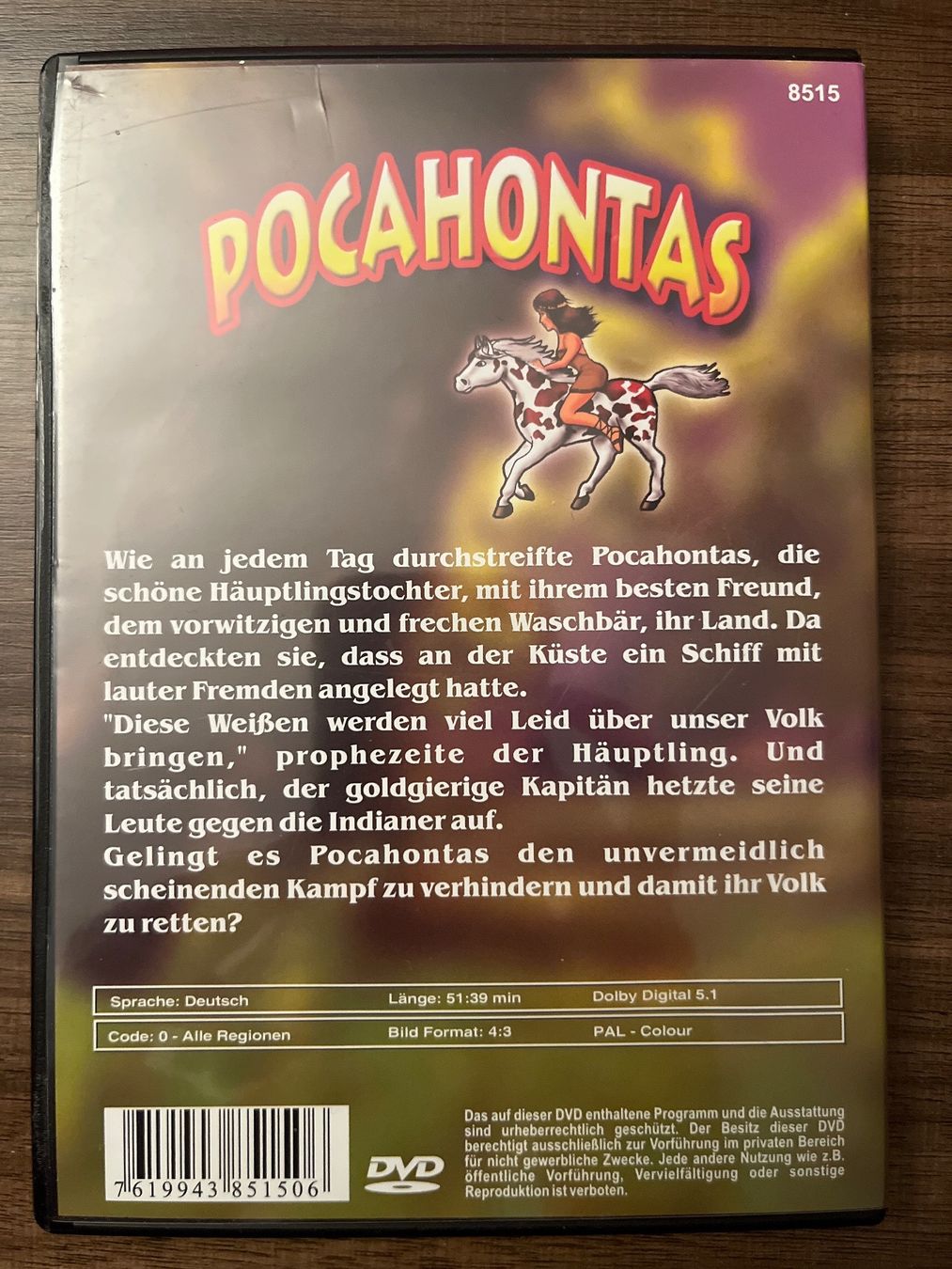 Tutti i DVDs: Pocahontas, DVD 📀 – Nuovo (secondo la descrizione) da Sierre venduto da black.box 1