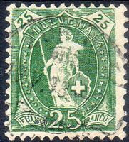 STEHENDE HELVETIA 25 RP 67C ERHALT SIEHE SCAN - H54