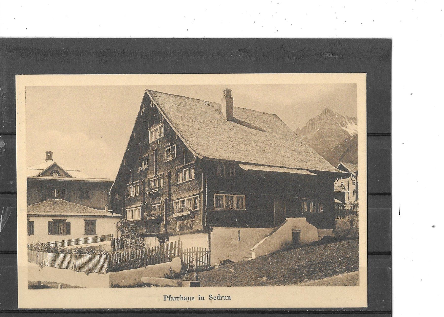 Cartes postales: GR Sedrun Pfarrhaus – D'occasion à Schocherswil par Wilare