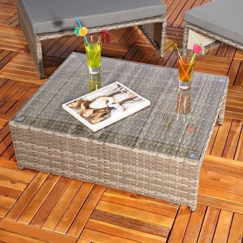 Set di tavolo e panche: Mucola Gartenset Grau/Schwarz – Nuovo e nell'imballaggio originale da Bottighofen venduto da zaap 1