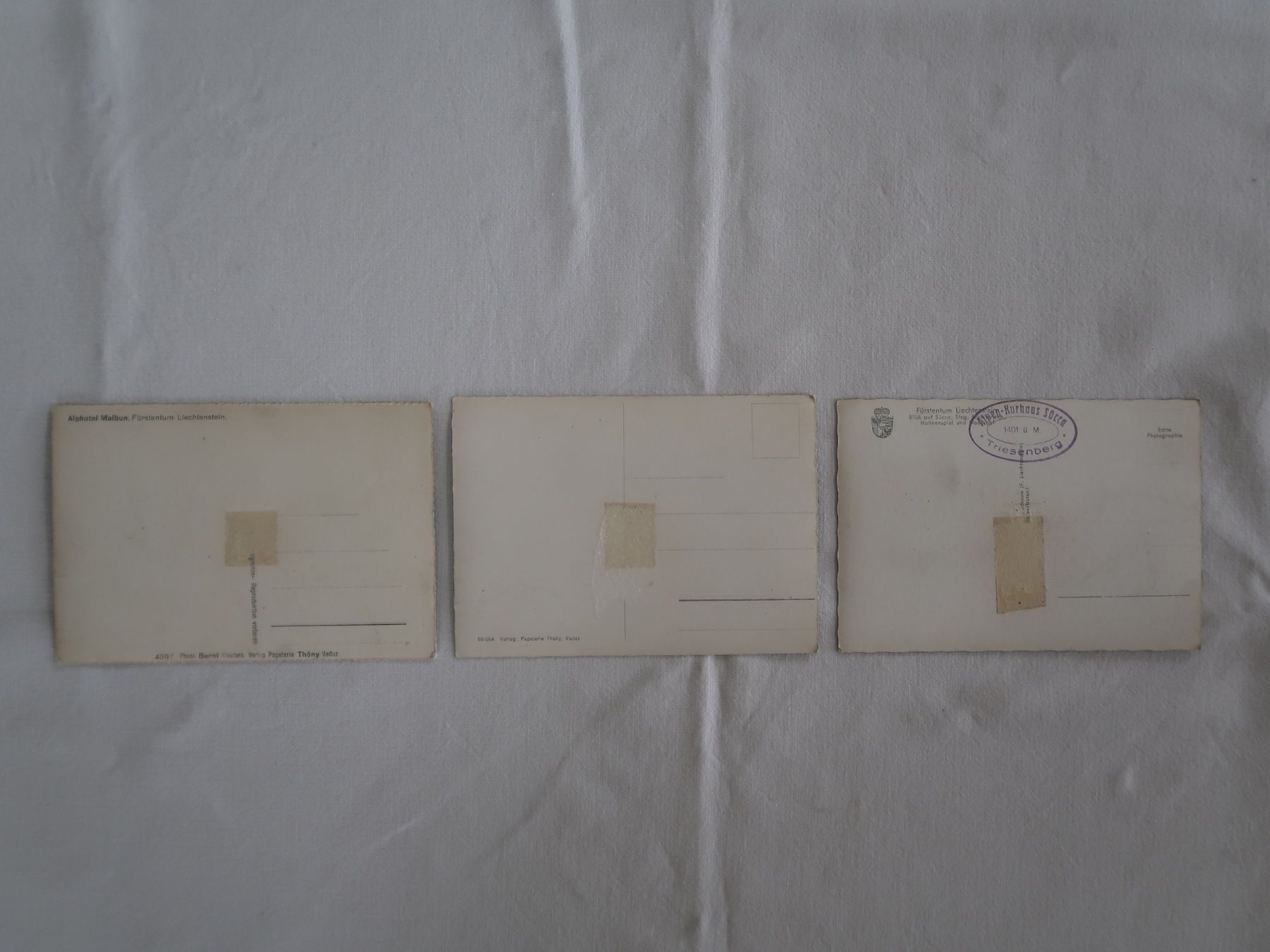 Cartes postales: Ansichtskarten Lichtenstein 1950/60 – Neuf (Voir description) à Herzogenbuchsee par seeleopard 1