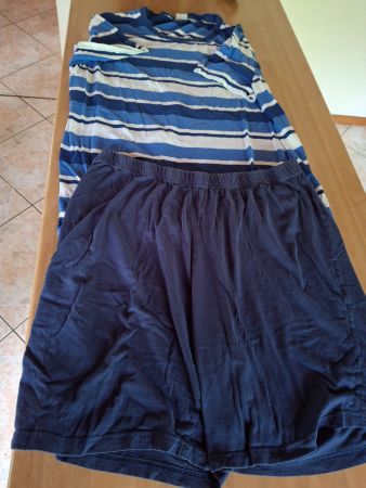 Pyjama court t-shirt short taille XXL marque Maddison coton