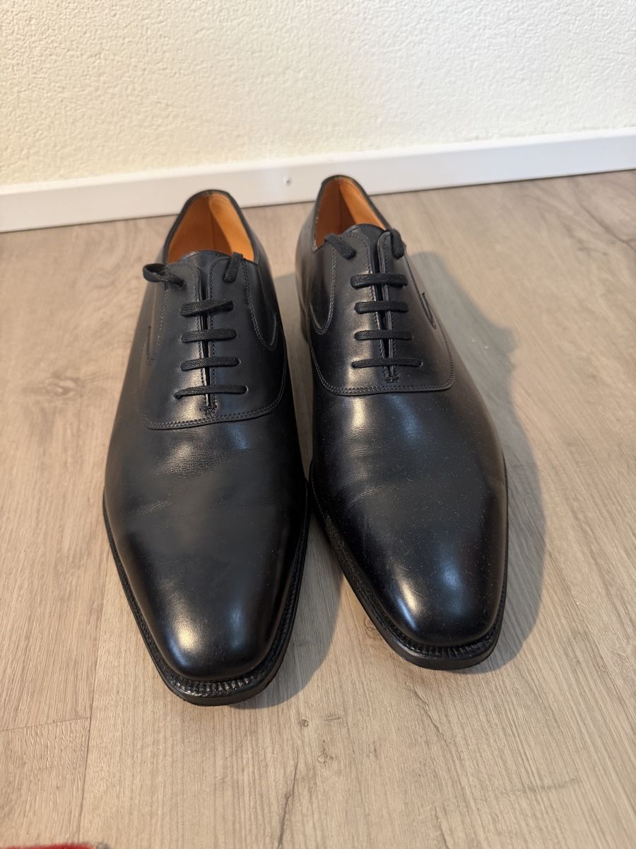 Scarpe da uomo: John Lobb Shoes black leather size 10 – Nuovo (secondo la descrizione) da Kilchberg ZH venduto da ale_29dn 2
