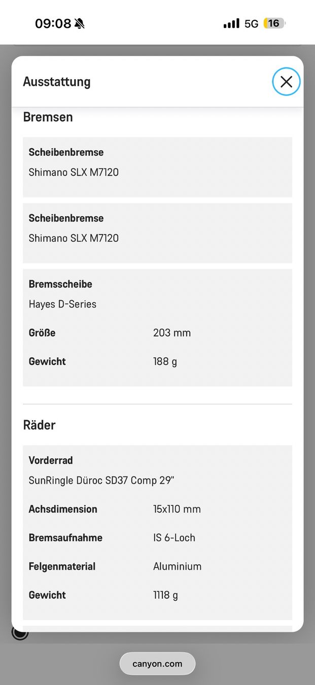 Canyon Velos: Canyon Torque ON CF8 - E-Bike – Gebraucht aus Pontresina von inf_p9kg 7
