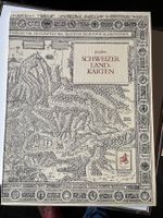 buch / schuber 500 jahre schweizer  landkarten