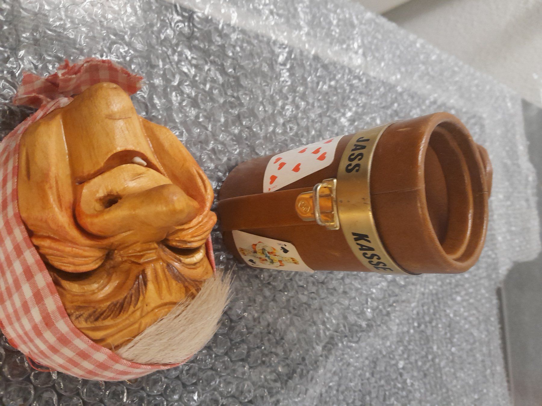Maschere: Jasskasse und Holzmaske – Usato da Rüti ZH venduto da Alemanni 8