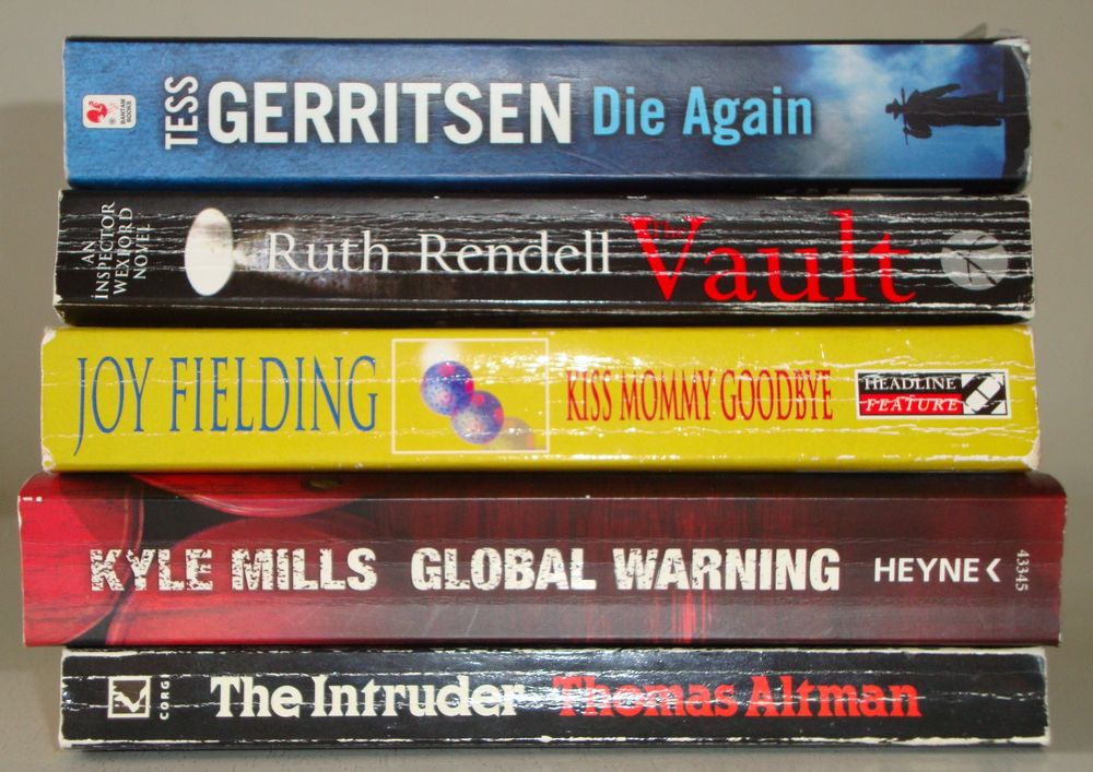5 books - Rendell,Altman,Gerritsen,Fielding,Mills - English (Gebraucht ...