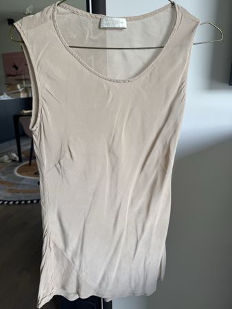 SALE WUNDERKIND 100% Seide XS Top Shirt beige