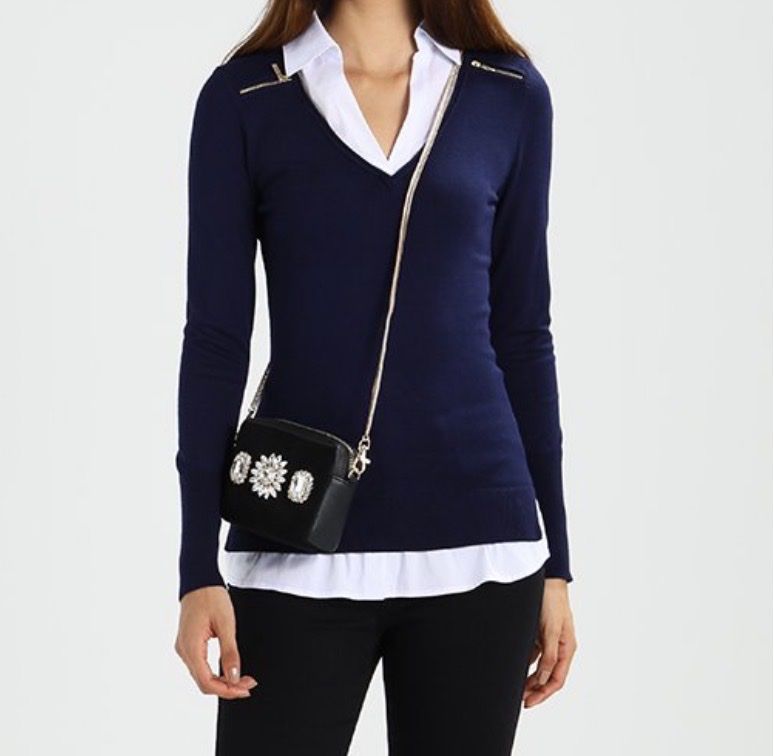 Morgan Pullover & Sweatshirts: Morgan Strickpullover MYLORD, marine/weiss, Gr. S – Gebraucht aus Wetzikon ZH von DiesundDas365 1