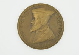 Petrus Viretus 1911 1511-1571 Kupfer Medaille *Med05