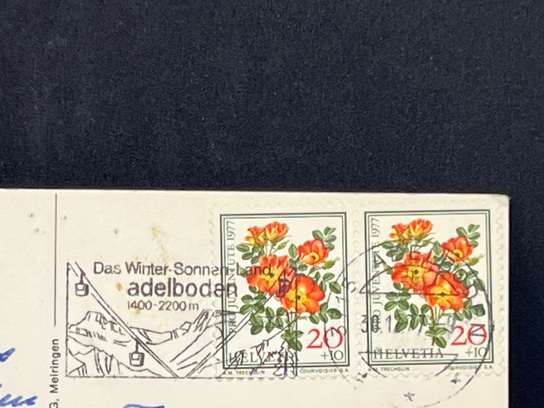 Cartoline postali: Adelboden 1353m, Berner Oberland, Schweiz – Usato da Widnau venduto da Brusi9 1
